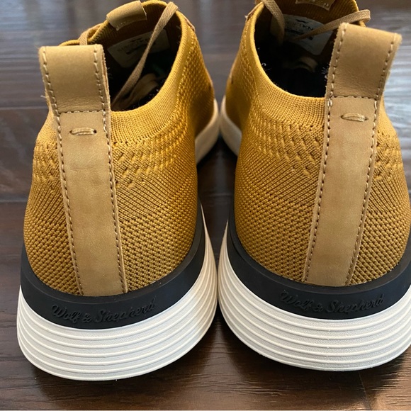 Without Box Wolf & Shepherd Mens SwiftKnit Brown & White Shoe Size variant - Picture 5 of 7